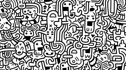 Cute graffiti art abstract background poster web page PPT, art background