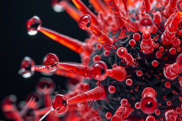 Corona virus close-up