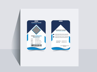 Obraz premium Commercial Abstract Id Card Design. And Personal use.