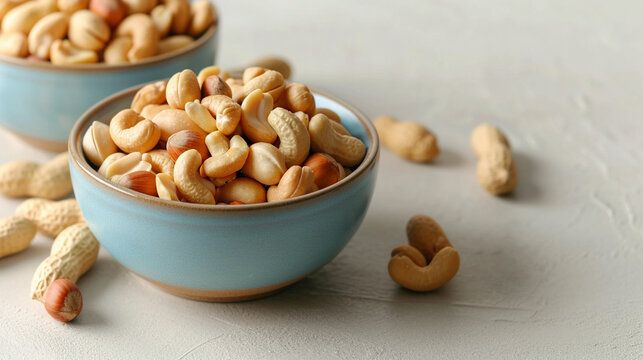 bowl of peanuts