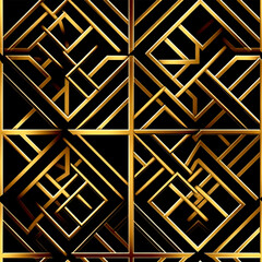 golden geometric pattern background