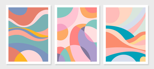 Obraz premium banner frame background .Colorful poster background vector illustration. art print for beauty, fashion and natural products, wellness, wedding and event.