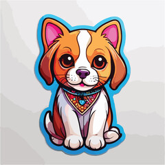 So cute cat  Sticker Folk Art