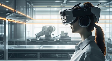 Industrial Design - The Future of Augmented Reality and Automation VR Headset
