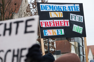 Demonstration gegen Rechts und für die Demokratie in Deutschland