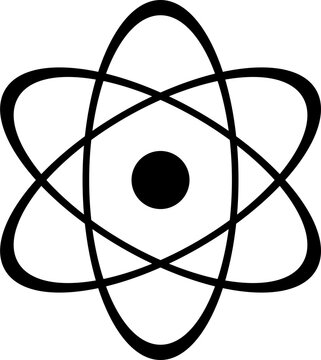 Black and White Vector Featuring React and Atom Logos and Vectors