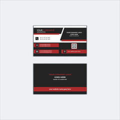 
Elegant Business Card Template. Luxury business card design template for commercial using. Vector illustration.