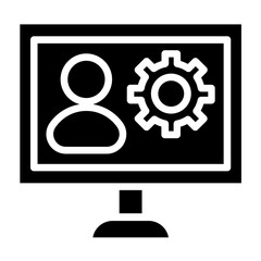 Online Work Icon Style