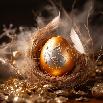 golden easter eggs