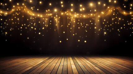 Festive decorative glitter lights background banner, colorful abstract background with glitter