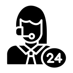 Helpline assistance Icon Style