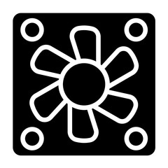 Case Fan Icon Style