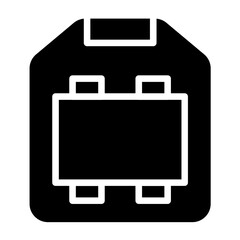 USB Type-B Icon Style