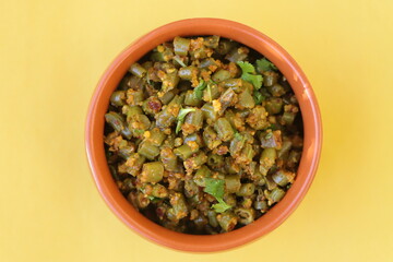 French beans stir fry, green beans cooked with spices