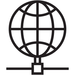 Internet Server Vector Icon
