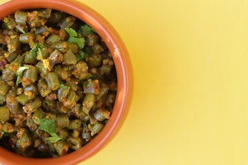 French beans stir fry, green beans cooked with spices
