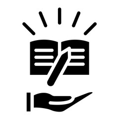 Obraz premium Teacher Support Icon Style