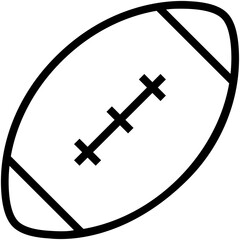 Obraz premium Rugby Vector Icon