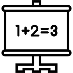 Basic Maths Vector Icon