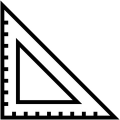 Set Square Vector Icon