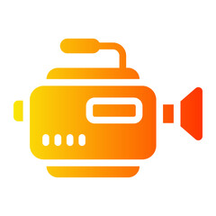video camera Gradient icon