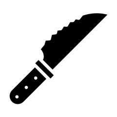 Electric Serrated Knife Icon Style