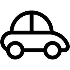 Toy Car Vector Icon