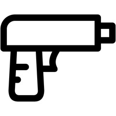 Pistol Toy Vector Icon