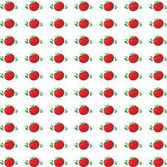 Tomato doodle pattern. wallpaper. tomato symbol. sign. background.