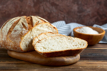 Wheat bread with sourdough.