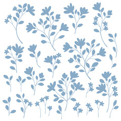 Abstract flower material ideal for textile design,