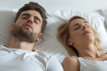 Disturbance Caused By Man's Snoring Harms Couple's Sleep