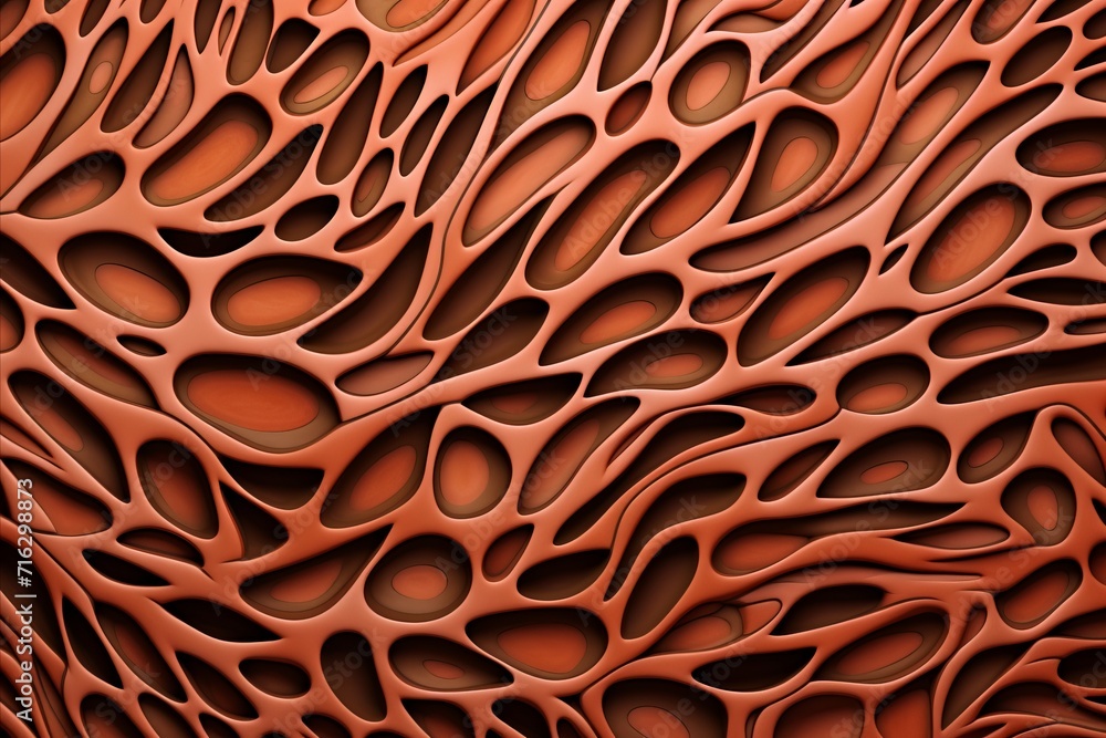 Poster exquisite high-resolution image of intricate wood patterns against a serene and soothing backdrop