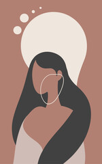 Abstract background poster. Good for fashion fabrics, postcards, email header, wallpaper, banner, events, covers, posters, advertising, and more. Women's day, mother's day background.