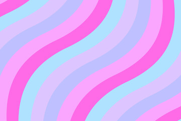 Loop pastel colored wavy stripe background for title movie