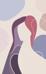 Abstract background poster. Good for fashion fabrics, postcards, email header, wallpaper, banner, events, covers, posters, advertising, and more. Women's day, mother's day background.