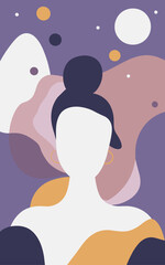 Abstract background poster. Good for fashion fabrics, postcards, email header, wallpaper, banner, events, covers, posters, advertising, and more. Women's day, mother's day background.