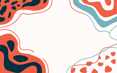 Abstract background poster. Good for fashion fabrics, postcards, email header, wallpaper, banner, events, covers, advertising, and more. Valentine's day, women's day, mother's day background.