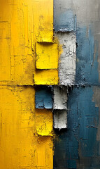 Colorful abstract painted wall patterns and texture as a background composition.