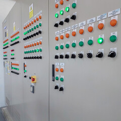 Electrical control cabinet in industrial system