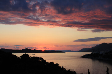 Fototapeta premium sunset at the beach