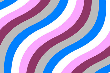 Loop pastel colored wavy stripe background for title movie