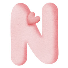 Sweet Pink Alphabets and Numbers