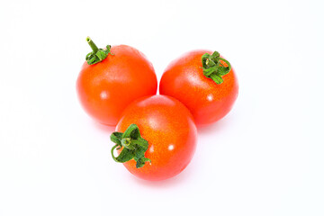 ミニトマト　白　切り抜き素材