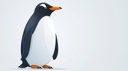Fototapeta premium penguin on a white background