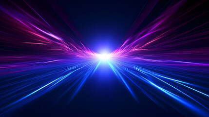 Glowing shiny lines effect vector background, technology lines background and light effect, 3D rendering