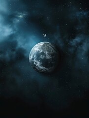 Obraz na płótnie Canvas earth hour poster design, realistis , HD, copy Space - generative ai