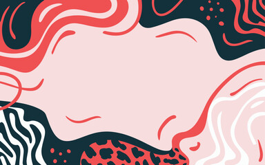 Abstract background poster. Good for fashion fabrics, postcards, email header, wallpaper, banner, events, covers, advertising, and more. Valentine's day, women's day, mother's day background.