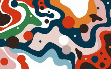 Abstract tulip background poster. Good for fashion fabrics, postcards, email header, wallpaper, banner, events, covers, advertising, and more.