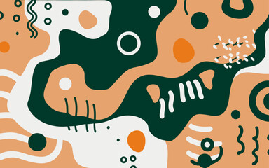 Abstract tulip background poster. Good for fashion fabrics, postcards, email header, wallpaper, banner, events, covers, advertising, and more.